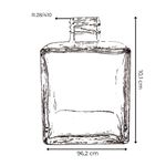 VIDRO CUBE 250ML R.28/410 VERDE FOSCO