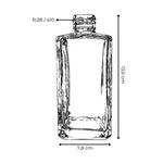 VIDRO SQUARE 250ML R.28/410 VERDE FOSCO