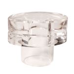 SOBRETAMPA ESTILO OVAL C/RIB EASY LOCK B.15 GLASS TRANSP