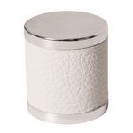 SOBRETAMPA GB COURO PRATA/BRANCO FEA