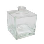 GARRAFA CUBE 500ML TRANSPARENTE P/ ROLHA