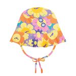 Chapéu de Praia Bebê Piscina Infantil Proteção UV 50+ Menina Margarida