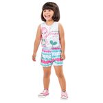 Conjunto Infantil Menina Roupa Fantasia De Sereia Com Cauda