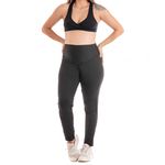 Calça Para Gestante Legging Preta Grávida Elástico Lycra