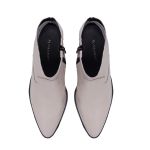 Bota Feminina Western Cannes Couro Off White
