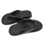 Sandália Plataforma Dedo Puffy Comfort Bella Preto 