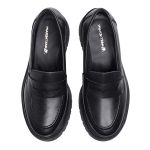 Mocassim Feminino Tratorado July Couro Maxtherapy Preto