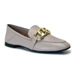 Mocassim Puglia Feminino Comfort em Couro Cromo