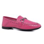 Mocassim Chloe Feminino Comfort em Couro Orquídea