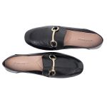 Mocassim Feminino Aurora Comfort Couro Preto