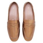 Mocassim Isla Feminino Comfort em Couro Bronze