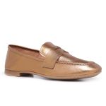 Mocassim Isla Feminino Comfort em Couro Bronze