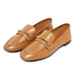 Mocassim Feminino Viena Comfort Couro Castor
