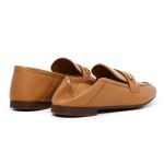 Mocassim Feminino Viena Comfort Couro Castor