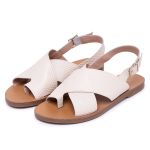 Rasteira Noah Couro Comfort Sucuri Off White 