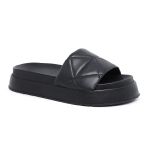 Sandália Flatform Puffy Angelina Maxtherapy Preta