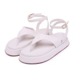 Sandália Flatform Comfort Liz Maxtherapy Off white