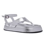 Sandália Flatform Comfort Liz Maxtherapy Prata