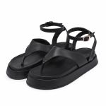 Sandália Flatform Comfort Liz Maxtherapy Preto
