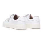 Tênis Paris Shine Comfort Couro Branco
