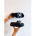 Flat Ivy PRETO/PRATA