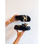 Flat Ivy PRETO/DOURADO