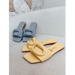 Rasteirinha Lyra AMARELO MANTEIGA 