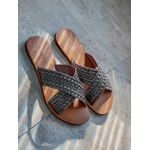 Rasteirinha Nath CHUMBO METALIZADO