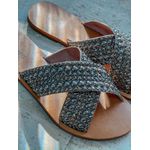 Rasteirinha Nath CHUMBO METALIZADO