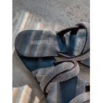 Rasteirinha Crystal PRETO GLITTER