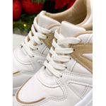 Tenis Lola BRANCO,DOURADO