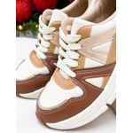 Tenis Lola CARAMELO,DOURADO 