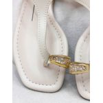 Rasteirinha Sara OFF WHITE