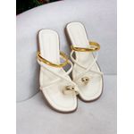 Rasteirinha Laiane OFF WHITE