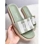 Flat Yani VERDE LISTRADO