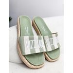 Flat Yani VERDE LISTRADO