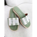 Flat Yani VERDE LISTRADO