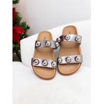 Flat Valentina CHUMBO METALIZADO