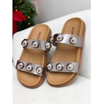 Flat Valentina CHUMBO METALIZADO