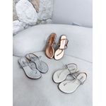 Rasteirinha Olivia ROSE METALIZADO