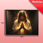 Quadro Religioso - Jesus Orando 60x80cm