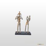 ESCULTURA FAMILIA 4 PESSOAS 