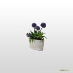 VASO COM FLORES