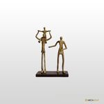 ESCULTURA FAMILIA 3 PESSOAS 