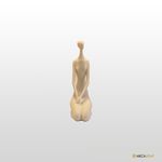 ESCULTURA FEMENINA PO DE MARMORE