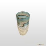 VASO MURANO CRAQUELE AZULADO