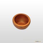 Cachepot em cerâmica cobre Carolina Heveroth
