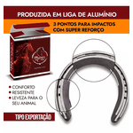 Ferradura de Alumínio N7 com 7 furos