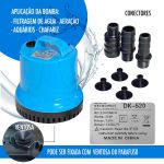 Bomba Bombinha Fonte Aquário Eletrobomba Submersível 1200l/h