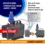 Bomba Aquário Fonte Eletrobomba Submersível 3500l/h Xyh-607